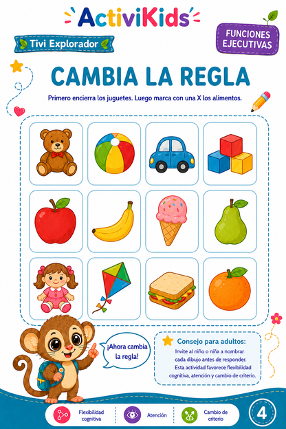 Cuadernillo de funciones ejecutivas - Activikids