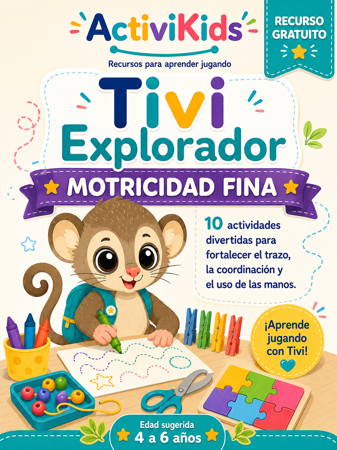 Cuadernillo de Motricidad fina  – ActiviKids