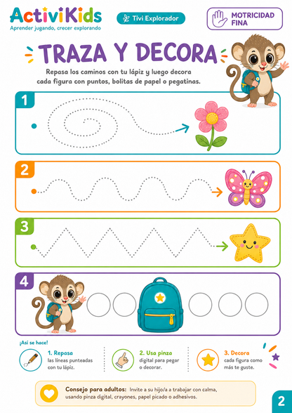 Cuadernillo de Motricidad fina  – ActiviKids