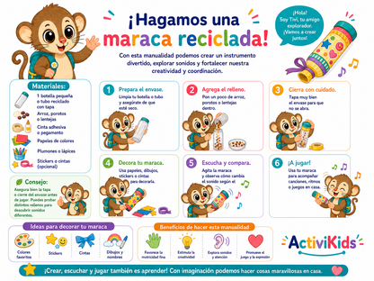 🎨 Actividades para Crear y Aprender - Activikids
